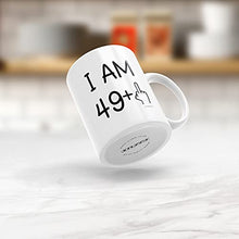 Load image into Gallery viewer, Stuff4-50th Birthday Gifts for Women Men, Novelty Mug Middle Finger, Funny Gifts, Perfect Birthday Present, Funny Mugs for Women Men, 11oz White Ceramic Dishwasher Safe, One Size