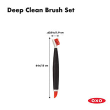 Load image into Gallery viewer, OXO 1285700 Good Grips Deep Clean Brush Set - Orange