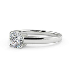 Load image into Gallery viewer, 0.50ct White Gold Diamond Ring for Women - in a choice of ring settings (Page, P)