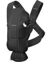 Load image into Gallery viewer, BABYBJÖRN Baby Carrier Mini, Cotton, Black (packaging may vary)