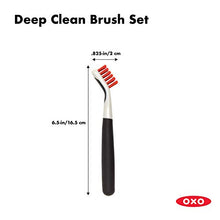 Load image into Gallery viewer, OXO 1285700 Good Grips Deep Clean Brush Set - Orange