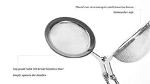 Load image into Gallery viewer, 3 Pack Mesh Snap Ball Tea Strainer with Handle for Loose Leaf Tea and Mulling Spices Stainless Steel Tea Infuser Tea Filter