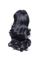 Load image into Gallery viewer, Fashion Claw on Ponytail Long Short Cute Clip in Pony Tail Hair Extensions Handy Jaw Wavy 12" - Dark Black