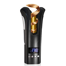 Load image into Gallery viewer, UKLISS Automatic Curling Iron Auto Hair Curler Ceramic Rotating Unbound Automatic Spin and Curl with LED Digital Direction and Temp Setting. (Black)