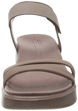 Load image into Gallery viewer, ECCO Women's Flowt Wedge Lx W Heeled Sandal, Red Wood Rose Wood Rose, 6 UK