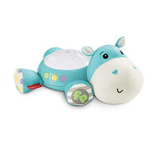 Load image into Gallery viewer, Fisher-Price CGN86 Hippo Plush Projection Soother, New-Born Soft Light Projector White Noise Toy