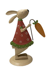 Load image into Gallery viewer, khevga decorative metal bunny easter bunny easter decoracion Set of 2 (Gruen)