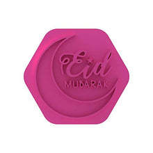 Load image into Gallery viewer, LissieLou Eid Mubarak Style 1 Cookie Stamp Ramadan Celebrations Icing Fondant Embosser - Light Pink