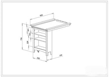 Load image into Gallery viewer, DbHFgjMN BED FRAMES Mid Sleeper Bed,Cabin Bed Midsleeper with Chest of Drawers, Cabinet, Desk Kids house bed for kids