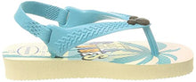 Load image into Gallery viewer, Havaianas Unisex Baby Disney Classics II Flip-Flop, Beige Straw/Blue, 1/2 UK Child