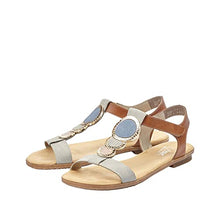 Load image into Gallery viewer, Rieker Women's Open Toe Sandals, Beige, 6 UK