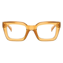 Load image into Gallery viewer, Dollger Sunglasses Women's Retro Square Sunglasses for Men Classic Sunglasses Thick Frame UV400 Protection, Champagne frame/clear lens
