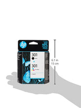 Load image into Gallery viewer, HP N9J72AE 301 Original Ink Cartridges, Black and Tri-Colour, Multipack