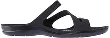 Load image into Gallery viewer, Crocs Women's Swiftwater Sandal, Black/Black, 6 UK