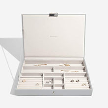 Load image into Gallery viewer, Stackers Pebble Grey Supersize Jewellery Box Lid