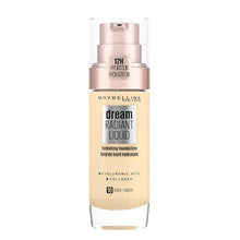 Load image into Gallery viewer, Maybelline Foundation, Dream Radiant Liquid Hydrating Foundation with Hyaluronic Acid and Collagen - Lightweight, Medium Coverage Up to 12 Hour Hydration - 10 Ivory