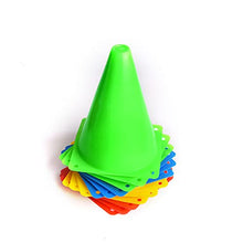 Load image into Gallery viewer, YSBER Sports Marking Football Cones, Each Group of 12, 7", Sports Cones Space Marking Cones, Football Training Cones, Used for Sports, Games, kids Home Fitness