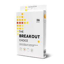 Load image into Gallery viewer, The Breakout Choice by SKINCHOICE - 36 Invisible Hydrocolloid Pimple Patch, Vegan and Cruelty-Free Blemish Dots for Acne Spot Patches