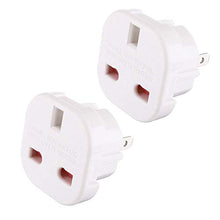 Load image into Gallery viewer, Gadgets Hut UK - 2 x UK to US Travel Adaptor suitable for USA, Canada, Mexico, Thailand - Refer to Product Description for Country list