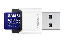 Load image into Gallery viewer, Samsung PRO Plus 512GB microSDXC UHS-I U3 160MB/s Full HD & 4K UHD Memory Card inc. USB-Card Reader (MB-MD512KB/WW)