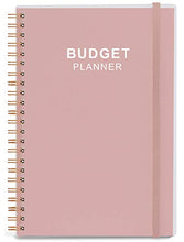 Load image into Gallery viewer, Budget Planner - Monthly Finance Organizer with Expense Tracker Notebook to Manage Your Money Effectively, Undated Finance Planner/Account Book, Start Anytime, 1 Year Use, A5, Rose