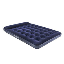 Load image into Gallery viewer, Silentnight Double Air Bed with Built-In Foot Pump – Inflatable Flocked Blow Up Camping Mattress for Camping, Caravans and Home Guests – Built in Pillow and Pump – 191 x 137 x 28cm