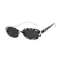 Load image into Gallery viewer, SOIMISS Fashion Sunglasses Cow Pattern Trendy Cute Small Frame Eyewear Oval Spotted Eyeglasses for Women Girls