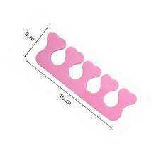 Load image into Gallery viewer, 20pcs Soft Foam Sponge Toe Separators Finger Dividers Soft Sponge Finger Divider Spacer Nail Art Manicure Pedicure Tools