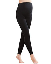 Load image into Gallery viewer, Foucome 2 Pack Maternity Leggings Full Ankle Length Cotton Super Soft Support Leggings Grey + Black, UK M