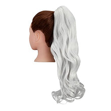 Load image into Gallery viewer, Ponytail Extension 18" Clip in Claw Long Wavy Ponytail Hair Extensions Jaw Pony Tails Clip on Hairpiece for Women