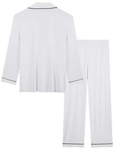 Load image into Gallery viewer, Amorbella Bridal Pajama Honeymoon Wedding Sleep Sets Sleepwear for Bride(White,XL)