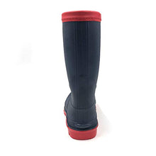 Load image into Gallery viewer, AMOJI Unisex Kid's Rain Boots Boys Rubber Wellington Boots Girls Waterpoof Wellies Childrens Lightweight Non-Slip Rain Shoes Infant Toddler Easy On Navy 13.5 UK Child
