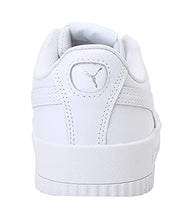 Load image into Gallery viewer, PUMA Women's Carina L Sneaker, White Silver, 7 UK