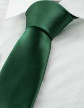 Load image into Gallery viewer, Men Ties Solid Color Neck Tie for Men Wedding Business Formal Neckties 3.15" (Green)