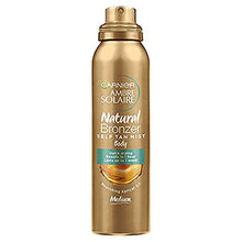 Load image into Gallery viewer, Garnier Ambre Solaire Natural Bronzer Quick Drying Medium Self Tan Body Mist 150ml