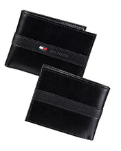 Load image into Gallery viewer, Tommy Hilfiger Men's Sw-31tl22x062-blk Bi-Fold Wallet, Casual Black Ranger, One Size