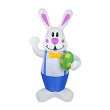 Load image into Gallery viewer, æ— 6Ft Easter Inflatables Bunny, Standing Inflatables Bunny with LED Lights, Easter Holiday Decorations for Yard Garden Outdoor Ornaments