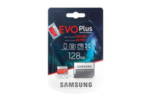 Load image into Gallery viewer, Samsung Evo plus 128GB Micro SD SDXC Class 10 memory card U3 100MB/S (MB-MC128HA APC)