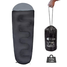 Load image into Gallery viewer, ACTIVE FOREVER Single Mummy Sleeping Bag Envelope Sleeping Bag 3 Season for Adults Warm Lightweight for Camping Hiking Outdoor, Black(2 PACKS)