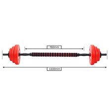Load image into Gallery viewer, Gallant 20kg Adjustable Dumbells Weights Set with Barbell For Men and Women Excellent Free Hand Weight Dumbbells Set Ideal For Home Gym Fitness Training Dumbbell Set Weights Lifting Equipment