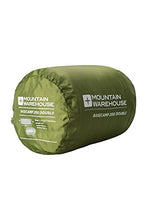 Load image into Gallery viewer, Mountain Warehouse Basecamp 200 Double Sleeping Bag - 2/3 Season Camping Bag, Insulated Mattress Lime