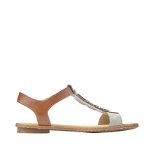 Load image into Gallery viewer, Rieker Women's Open Toe Sandals, Beige, 6 UK