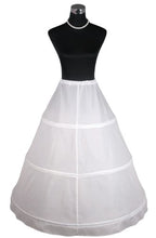 Load image into Gallery viewer, Flora 3 Hoop Bridal Wedding Petticoat/Prom Underskirt,Size S-XL (White)