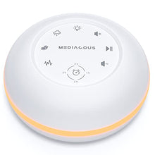 Load image into Gallery viewer, White Noise Machine for Adults, Kids, Sleeping Baby, Portable Sound Machine with 18 High-Fidelity Soothing Sounds and 4 Timers, USB Baby Sound Machine with Night Light and Memory Function for Bedroom