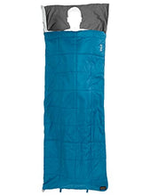 Load image into Gallery viewer, Jack Wolfskin 4 In 1 + 5 Synthetic Fibre Sleeping Bag, Dark Turquoise, Size: 36 x 21 x 21 cm, Liter