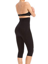 Load image into Gallery viewer, Farmacell 323 (Black, L/XL) Women's high-Waisted Push-up Anti-Cellulite Control Capri Leggings