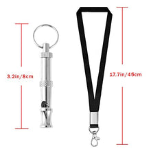 Load image into Gallery viewer, selcouth yyds Dog Whistle,Adjustable Frequencies Dog Training Whistle with Lanyard for Recall