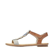 Load image into Gallery viewer, Rieker Women's Open Toe Sandals, Beige, 6 UK