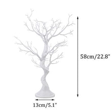 Load image into Gallery viewer, Sziqiqi White Twig Tree Wedding Easter Centrepieces for Tables Decoration, Artificial Easter Tree for Centerpiece for Weddings Christmas Easter Birthday Party Tabletop Decoration, 58cm Height