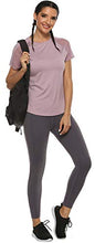 Load image into Gallery viewer, JOYSPELS Women's High Waisted Gym Leggings - Yoga Pants Womens Workout Running Sports Leggings with Pockets-Grey-L